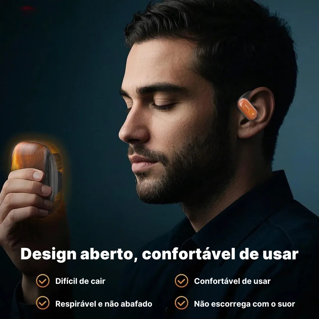 Fone Bluetooth Miniso MS185 com Estojo de Areia Movediça e Bateria de 40h | Innova Fácil