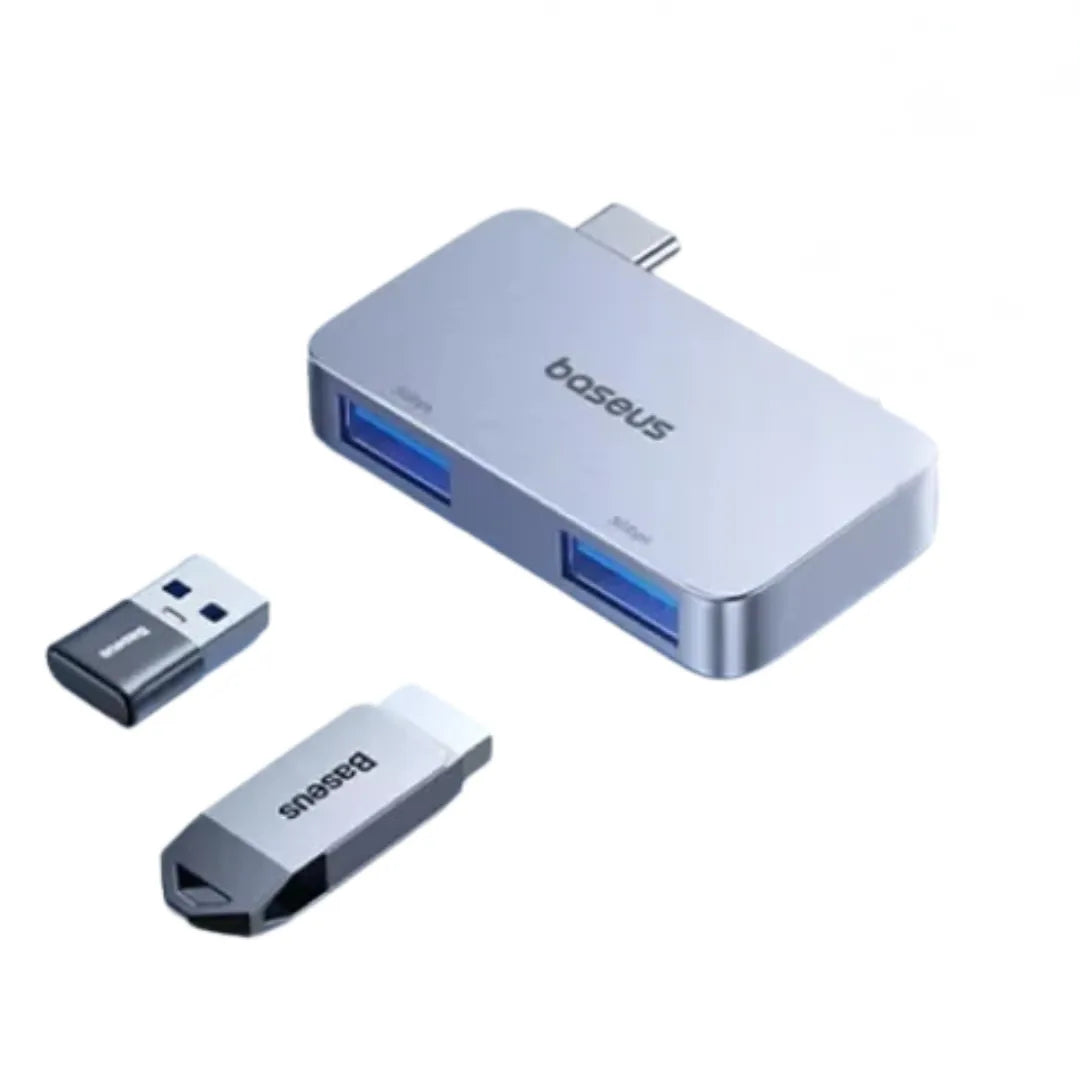 Adaptador USB-C Baseus 9 em 1 com HDMI 4K, Thunderbolt 3 e 3x USB 3.0 | Innova Fácil