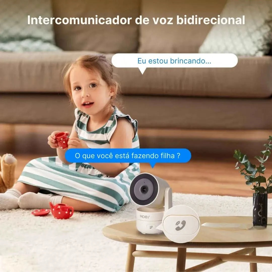 Câmera Inteligente com Controle Remoto e Modo Privacidade - Innova 360 | Innova Fácil