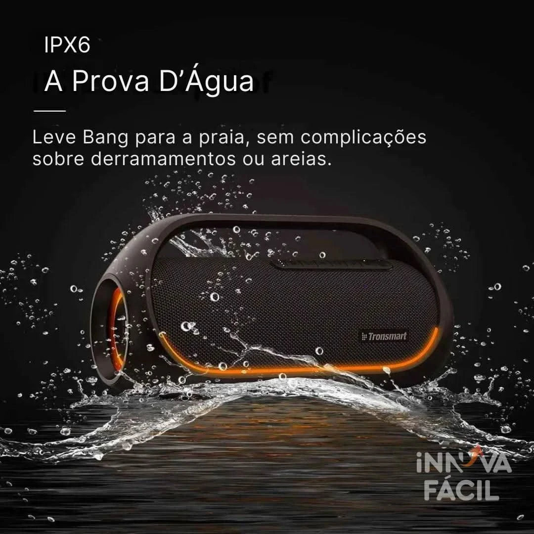 Caixa de Som Tronsmart Bang 60W com SoundPulse® e Bluetooth 5.3 | Innova Fácil