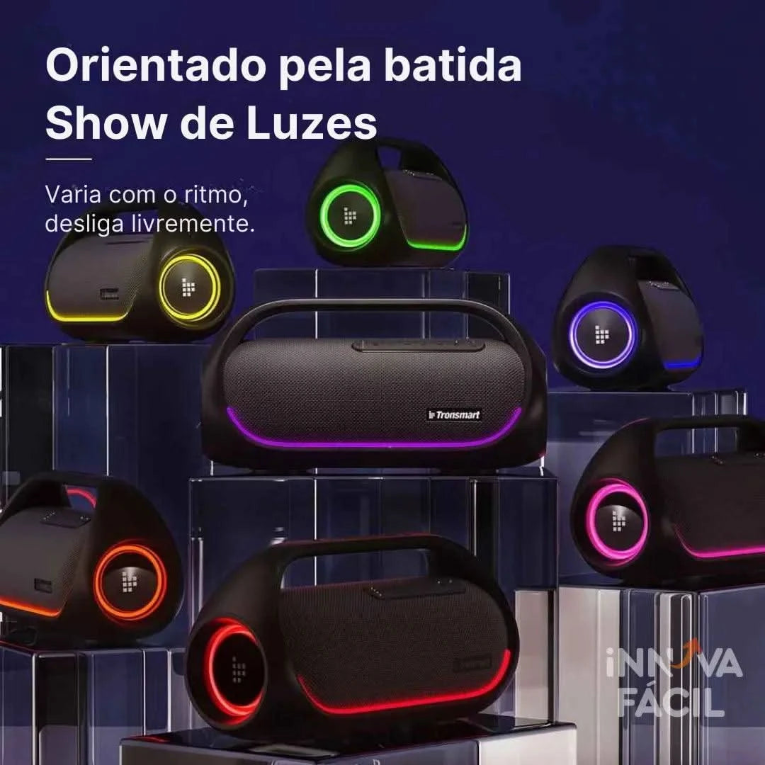 Caixa de Som Tronsmart Bang 60W com SoundPulse® e Bluetooth 5.3 | Innova Fácil