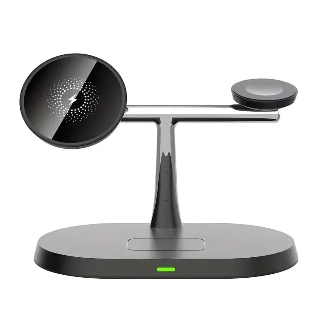 Estação De Carregamento Magnético Rápido 3 Em 1 Para iPhone, Apple Watch E AirPods | Innova Fácil