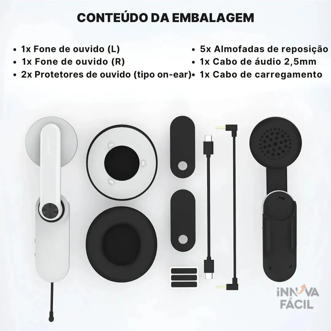 Fone BOBOVR A2 Com Amplificador Integrado Para Meta Quest 2 | Innova Fácil