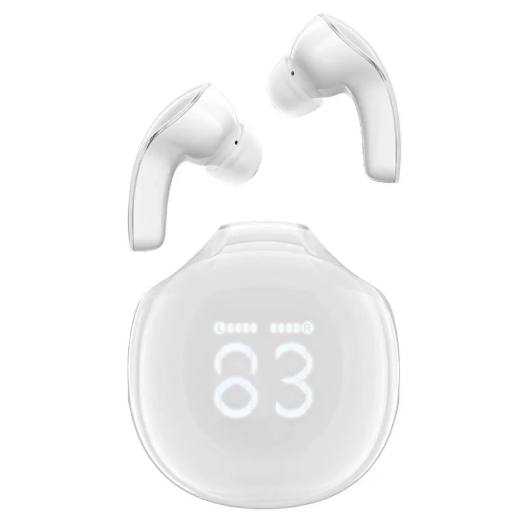 Fone Bluetooth Cristal ACEFAST T9 Com Som Natural e Bateria de 30H | Innova Fácil