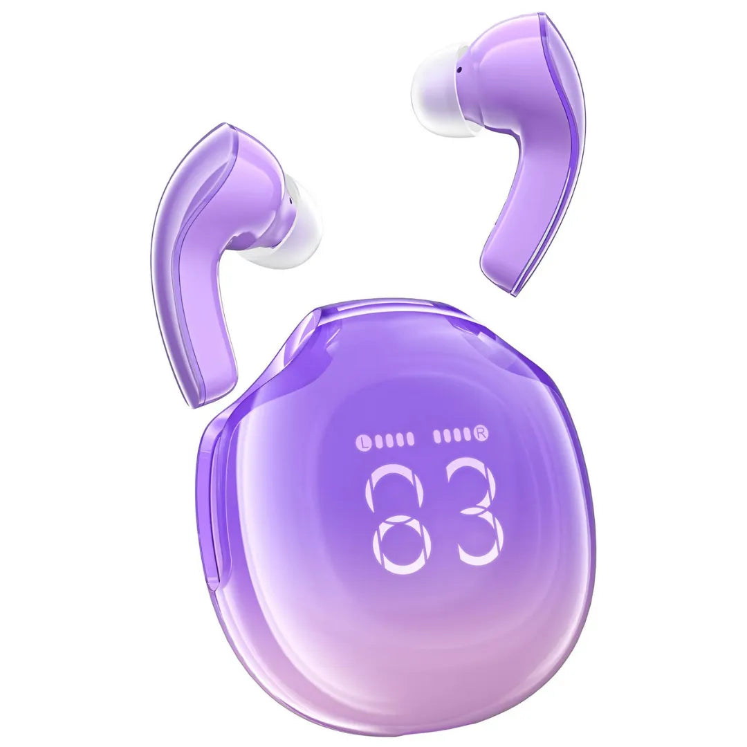 Fone Bluetooth Cristal ACEFAST T9 Com Som Natural e Bateria de 30H | Innova Fácil