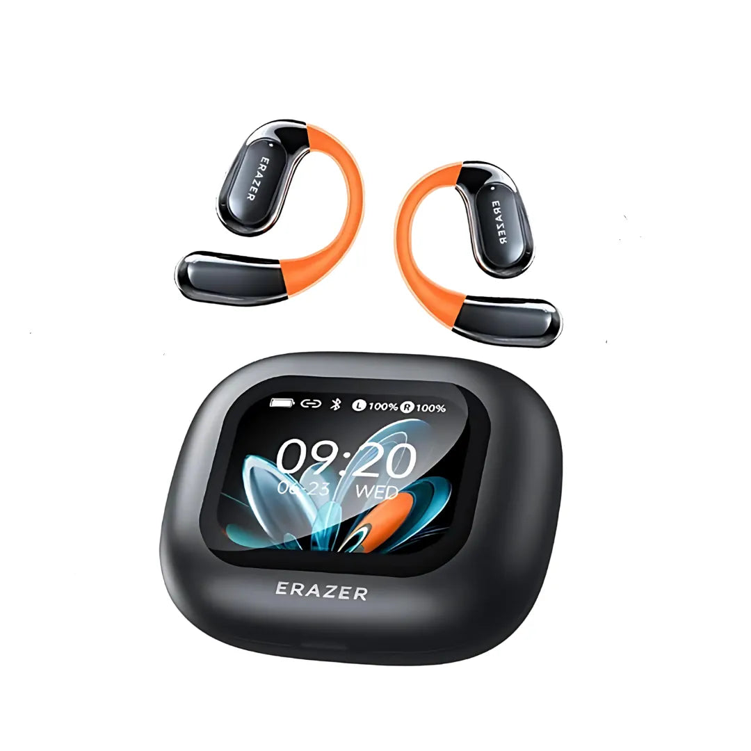 Fone Bluetooth Erazer XP15 com Tela Touch, Tradutor em 145 Idiomas e LED Personalizável | Innova Fácil