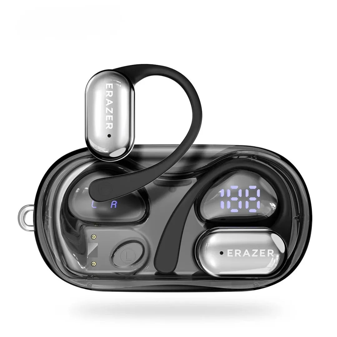 Fone Tradutor Bluetooth Erazer XF56 Open-Ear OWS, Som Envolvente e AI Translator | Innova Fácil