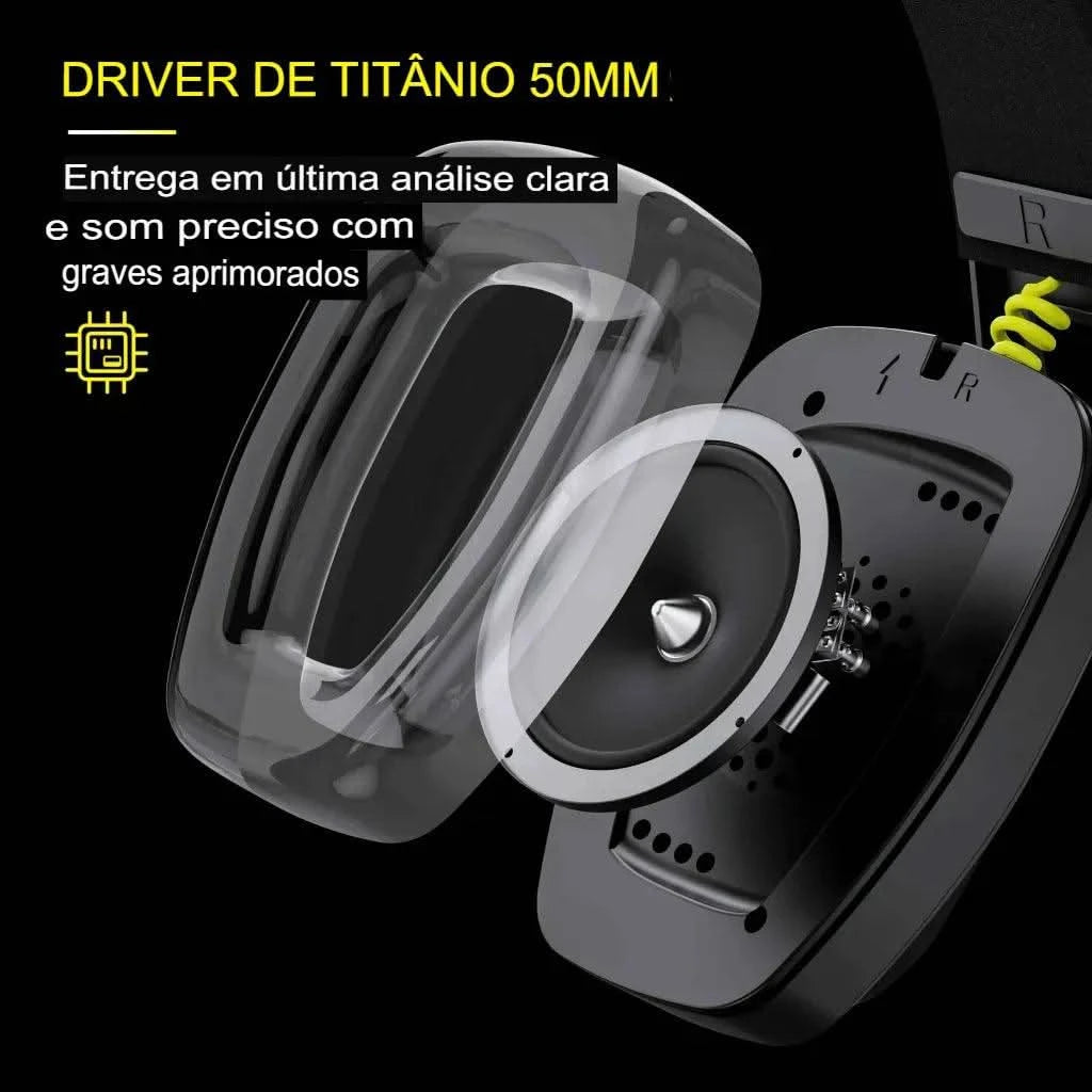 Headset Gamer NUBWO Pro Gamer Wireless + Bluetooth | Innova Fácil