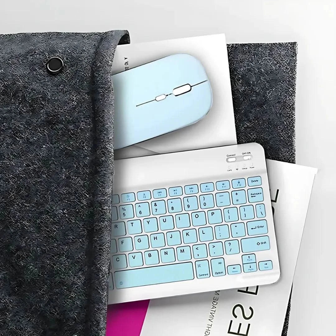 Kit Teclado E Mouse Wireless BlueConnect 5.2 – Conectividade E Precisão | Innova Fácil