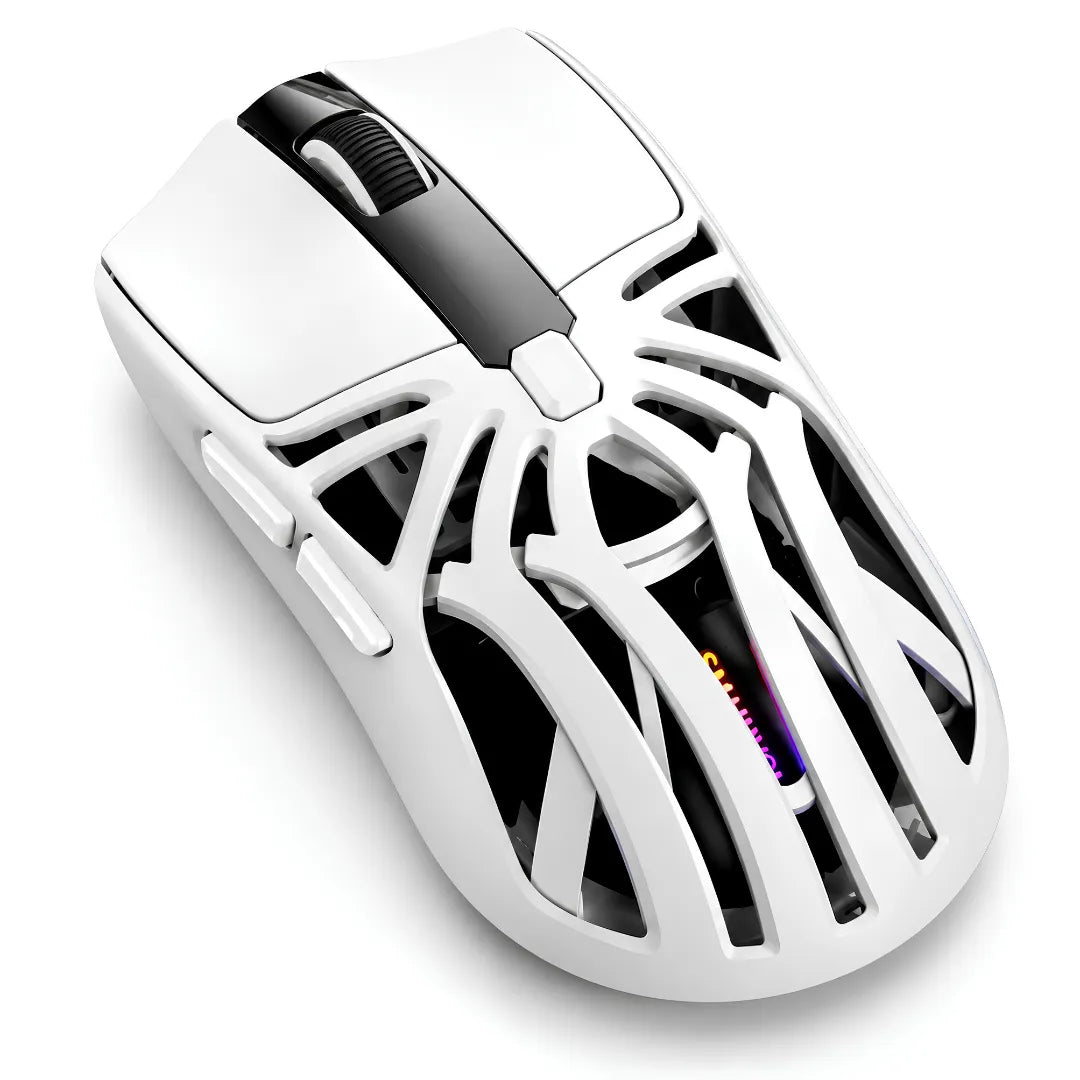 Mouse Gamer Sem Fio SMAILWOLF RS8 Bluetooth 3 Modos, Design Ergonômico Para Mãos Grandes | Innova Fácil