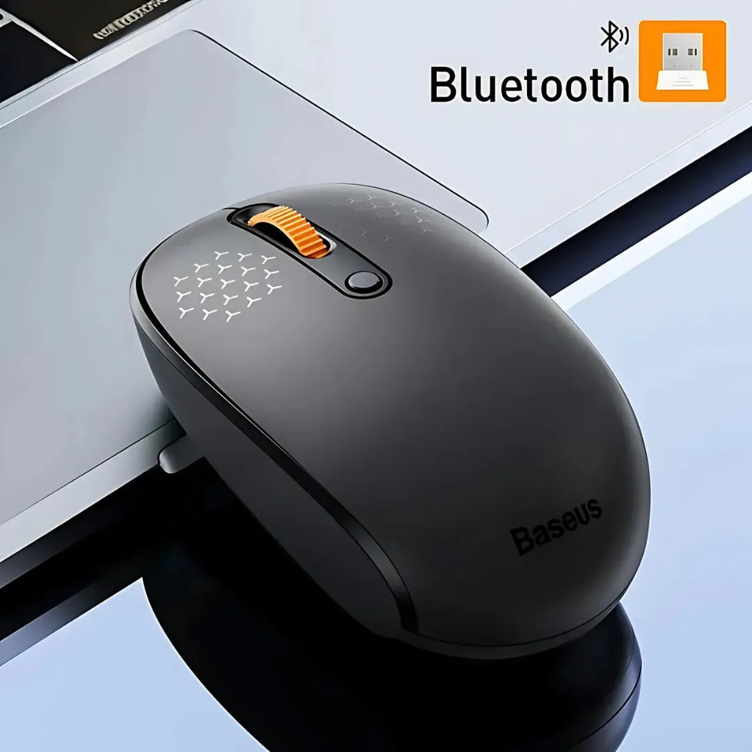Mouse Sem Fio Ergonômico 3 em 1 Baseus FlowSwitch Bluetooth | Innova Fácil