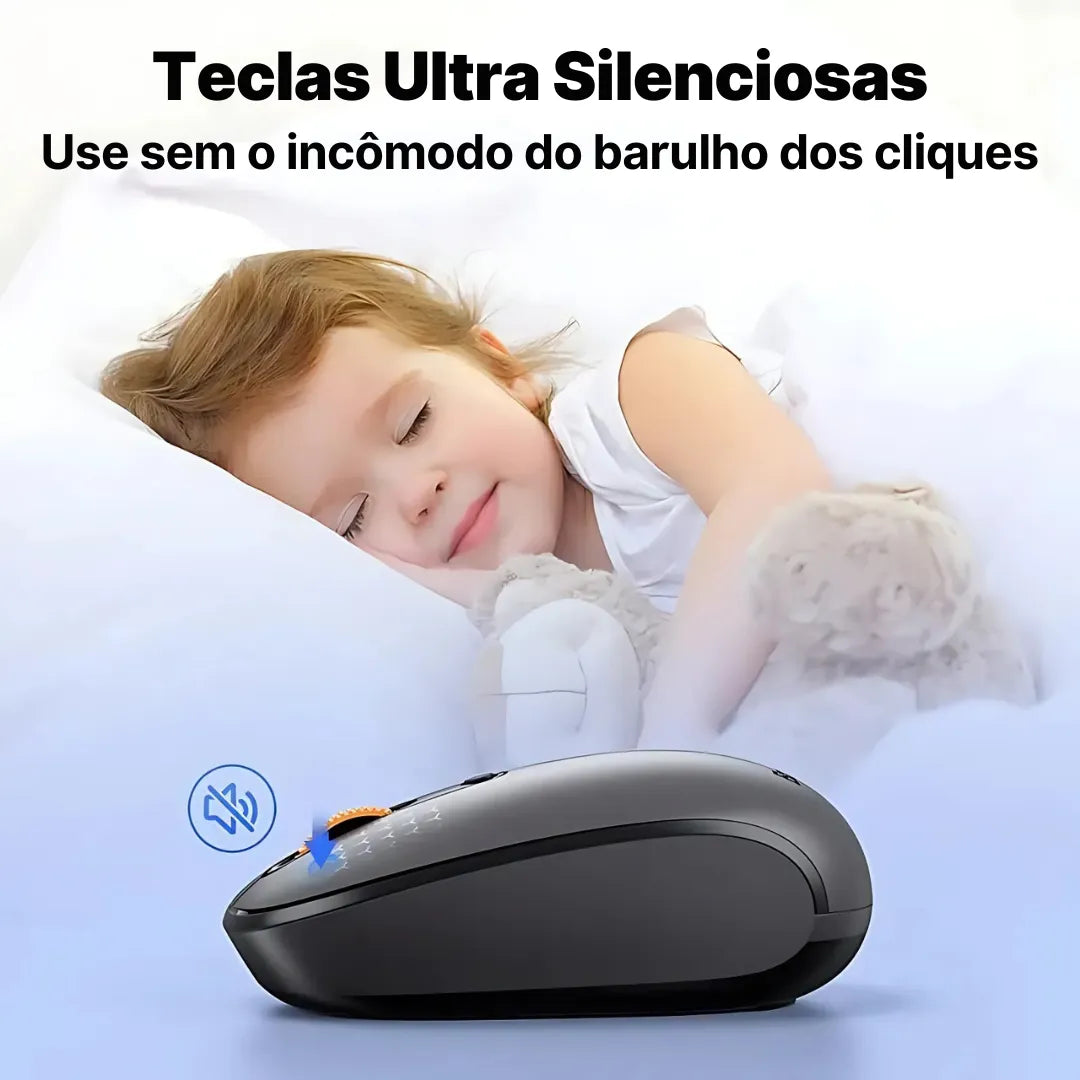 Mouse Sem Fio Ergonômico 3 em 1 Baseus FlowSwitch Bluetooth | Innova Fácil