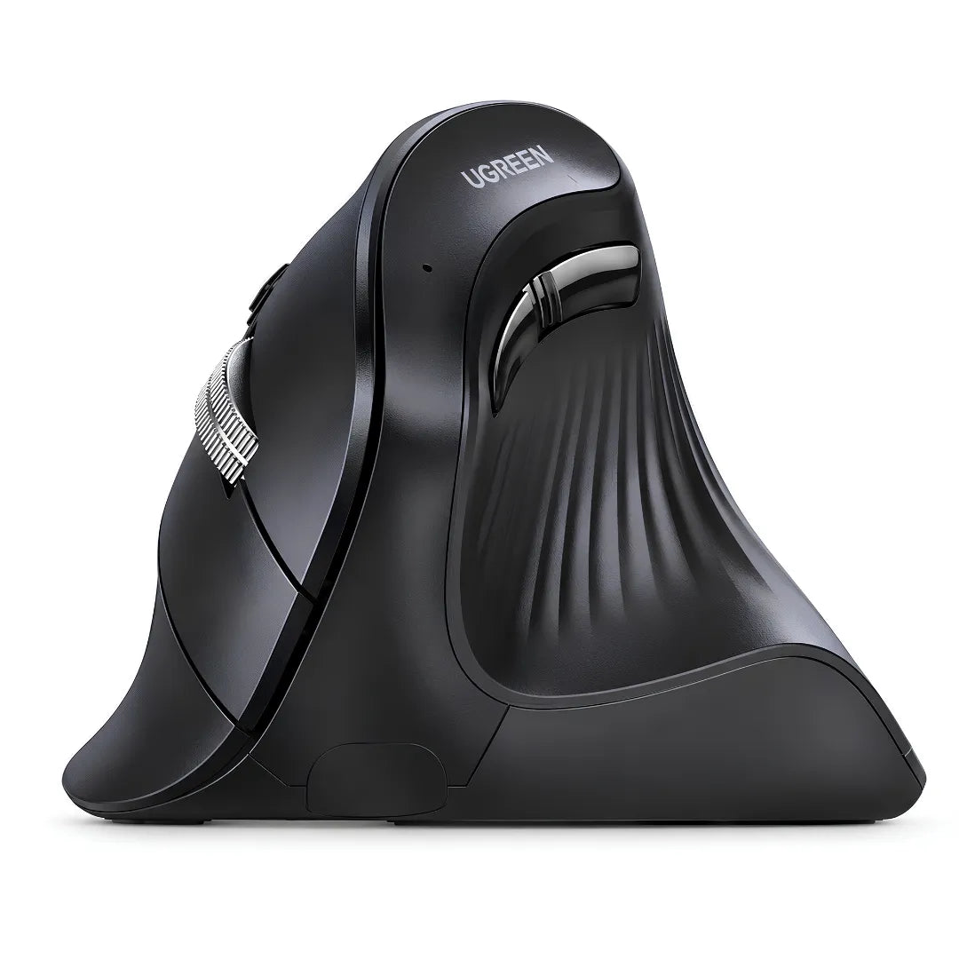Mouse Vertical Ergonômico UGREEN Sem Fio com Bluetooth 5.0 e DPI Ajustável Até 4000 | Innova Fácil