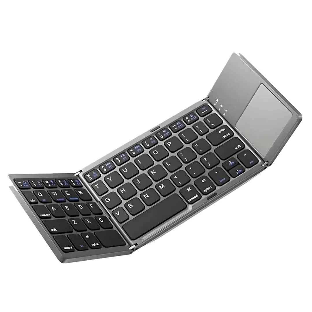 Teclado Dobrável Bluetooth Com Touchpad – Portabilidade E Conforto | Innova Fácil