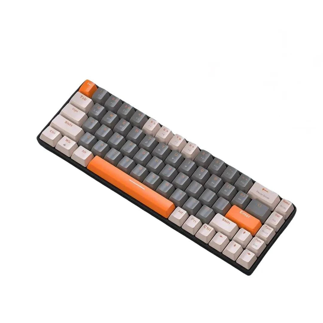 Teclado Wireless Compacto K68 DualMode Com Bluetooth e Hot-Swappable | Innova Fácil