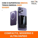 Carregador Portátil por Indução Sem Fio – Innova Fácil