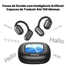 Fone Bluetooth Miniso Tradutor com Tela Touch | Innova Fácil