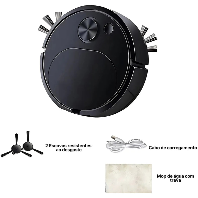 Aspirador Robô Inteligente InnovaClean para Limpeza Doméstica | Innova Fácil