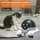 Câmera De Segurança SeC24  Wi-Fi Com Lente Dupla E Visão Panorâmica 360° Para Pets | Innova Fácil