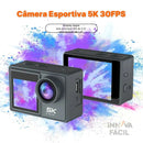 Câmera GoAction 5K 2.0 para Esportes Radicais | Innova Fácil