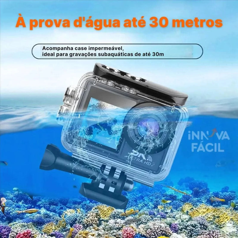 Câmera GoAction 5K 2.0 para Esportes Radicais | Innova Fácil