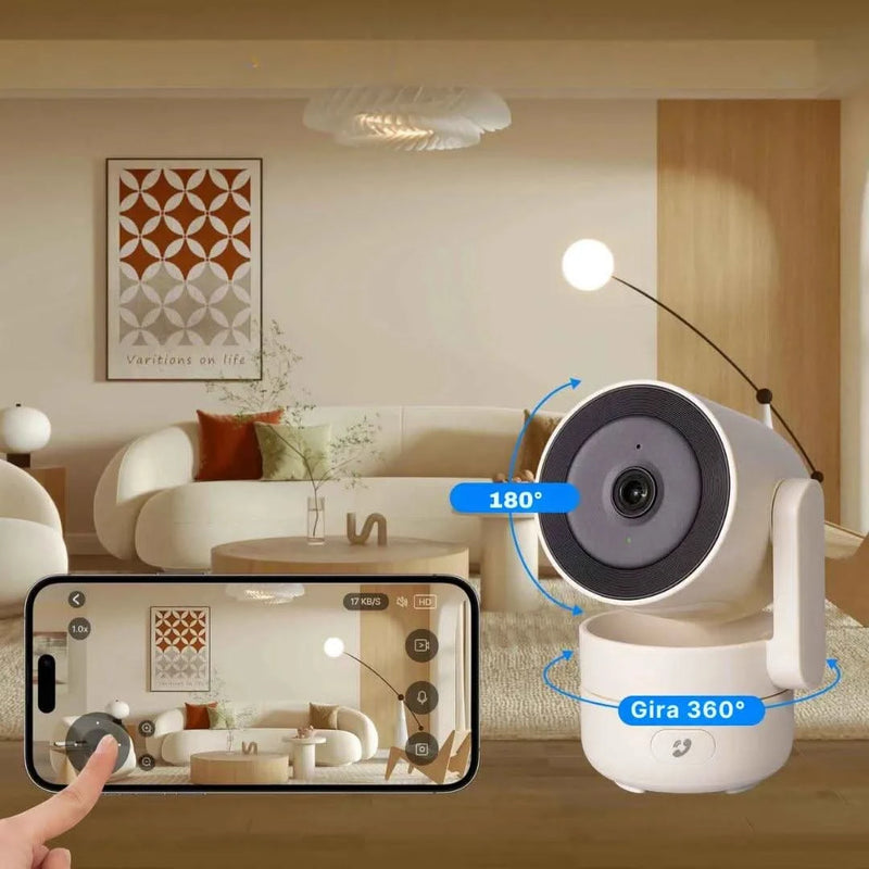 Câmera Inteligente com Controle Remoto e Modo Privacidade - Innova 360 | Innova Fácil