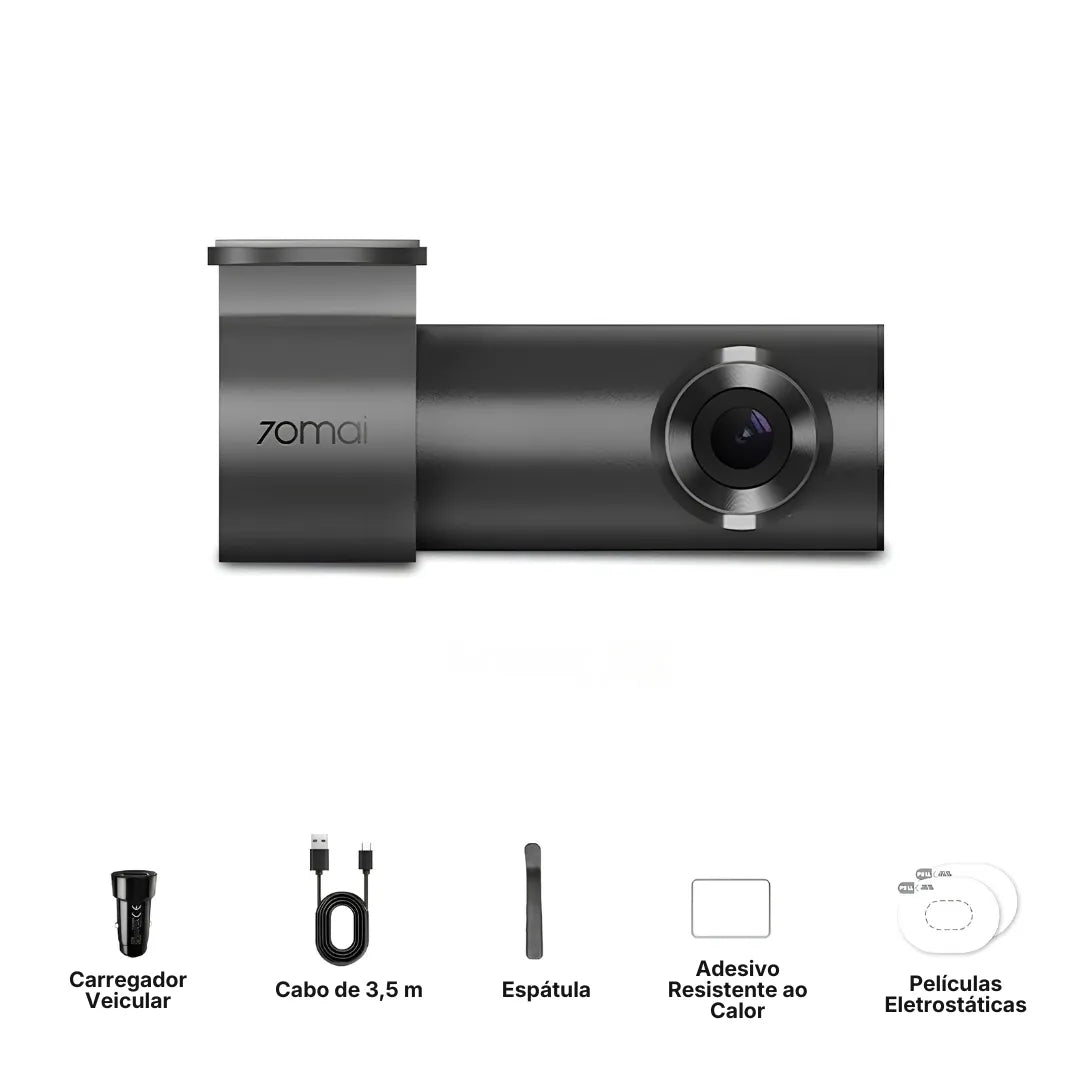 Câmera Veicular 70mai Dash Cam M310 Plus 2K com Visão Noturna | Innova Fácil