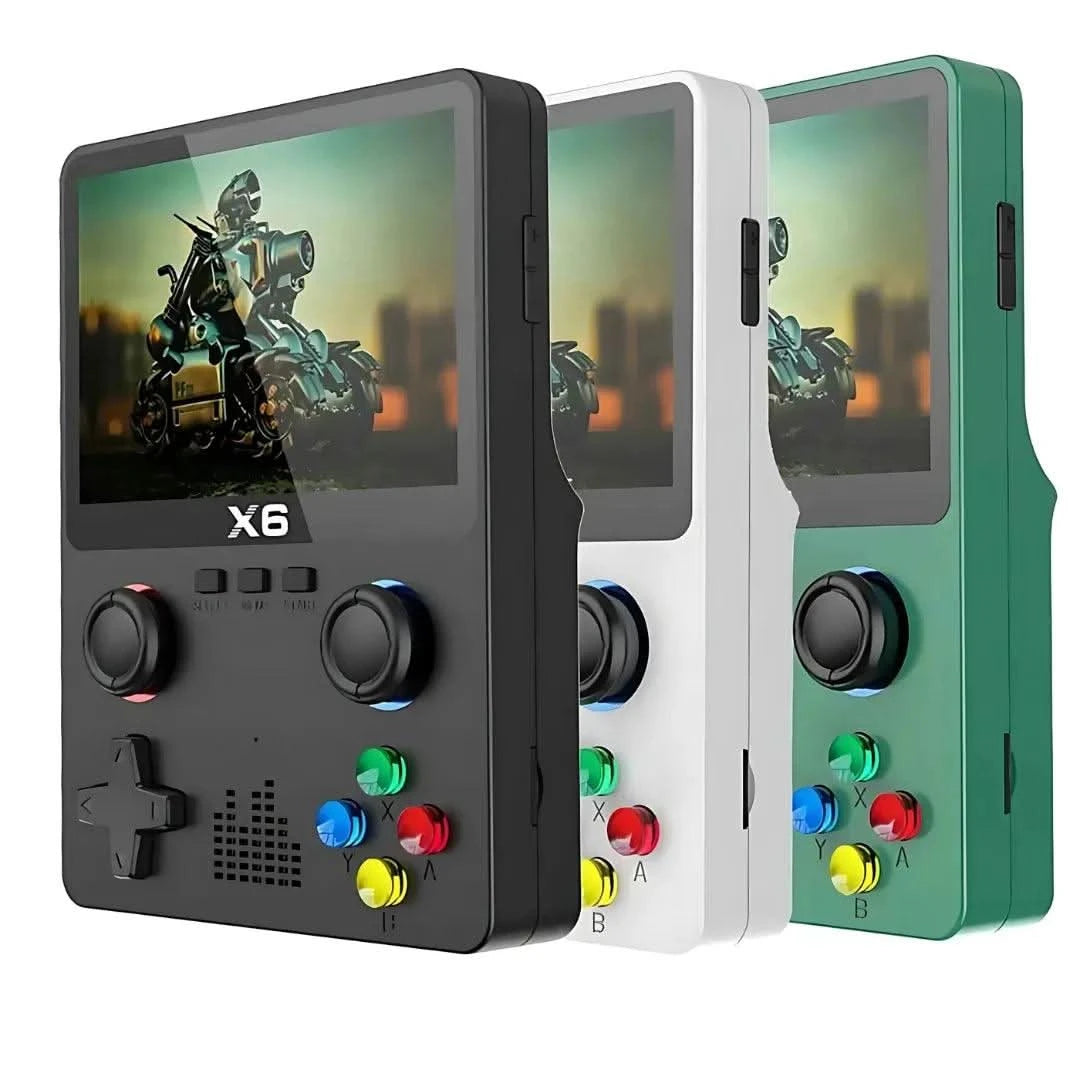 Console RetroMax X6 10.000 Jogos Tela IPS 3.5” | Innova Fácil