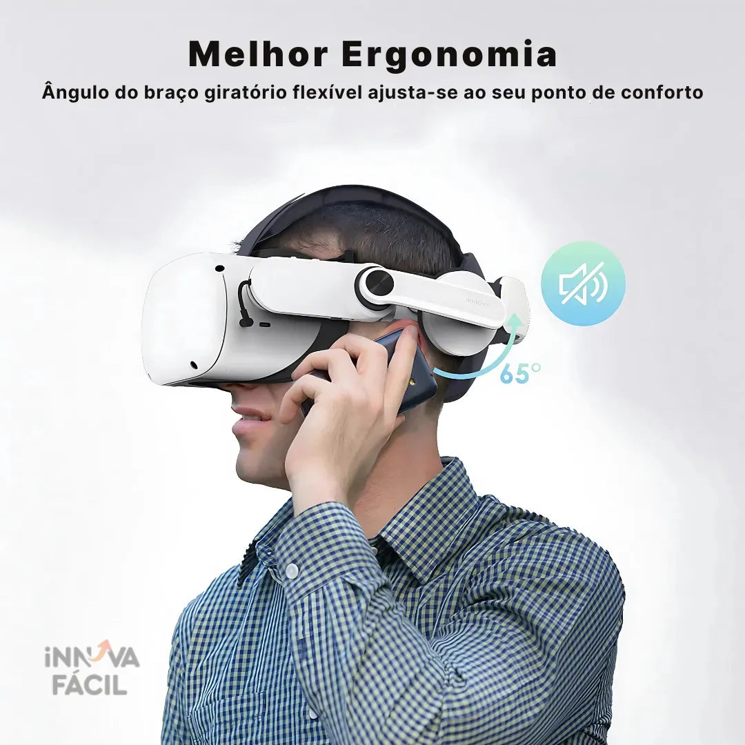 Fone BOBOVR A2 Com Amplificador Integrado Para Meta Quest 2 | Innova Fácil