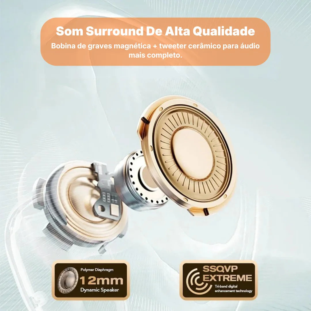 Fone Bluetooth Miniso MS189 Com Tradução AI E Tela Touch Colorida | Innova Fácil