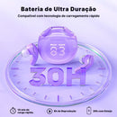 Fone Bluetooth Cristal ACEFAST T9 Com Som Natural e Bateria de 30H | Innova Fácil