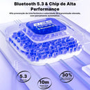 Fone Bluetooth Cristal ACEFAST T9 Com Som Natural e Bateria de 30H | Innova Fácil