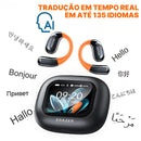 Fone Bluetooth Erazer XP15 com Tela Touch, Tradutor em 145 Idiomas e LED Personalizável | Innova Fácil