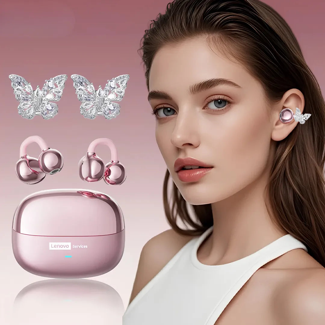 Fone Bluetooth Lenovo LE302 OWS Open Ear Sem Fio Bluetooth 6.0 | Innova Fácil