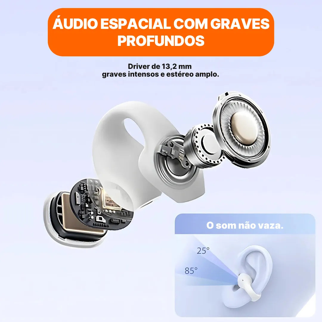 Fone Bluetooth Miniso X29 Tradutor 150 Idiomas com Som 360° e Tela LED | Innova Fácil