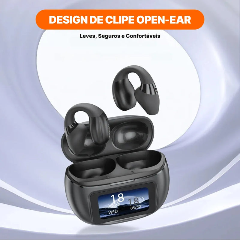 Fone Bluetooth Miniso X29 Tradutor 150 Idiomas com Som 360° e Tela LED | Innova Fácil
