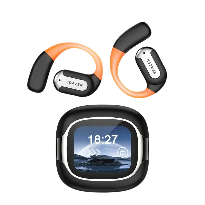 Fone Bluetooth Tradutor ERAZER XF32 Com I.A, Gancho Esportivo e Som OWS | Innova Fácil