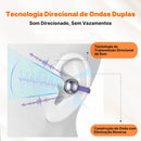 Fone Bluetooth Tradutor MINISO MS201 com Tradução em Tempo Real, ENC, 135 Idiomas e Estojo de Carga | Innova Fácil