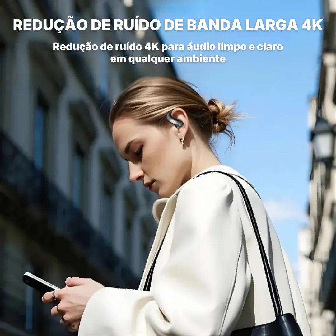 Fone Miniso MS188 Tradutor Bluetooth com Tela Touch e IA  – Tradução em Tempo Real e Conectividade Avançada | Innova Fácil