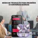Fone Tradutor Bluetooth ERAZER XT66 PRO AI 135 Idiomas | Innova Fácil