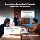 Fone Tradutor Bluetooth Erazer Tradução em Tempo Real,  Open-Ear | Innova Fácil