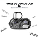 Fone Tradutor Bluetooth Erazer XF56 Open-Ear OWS, Som Envolvente e AI Translator | Innova Fácil