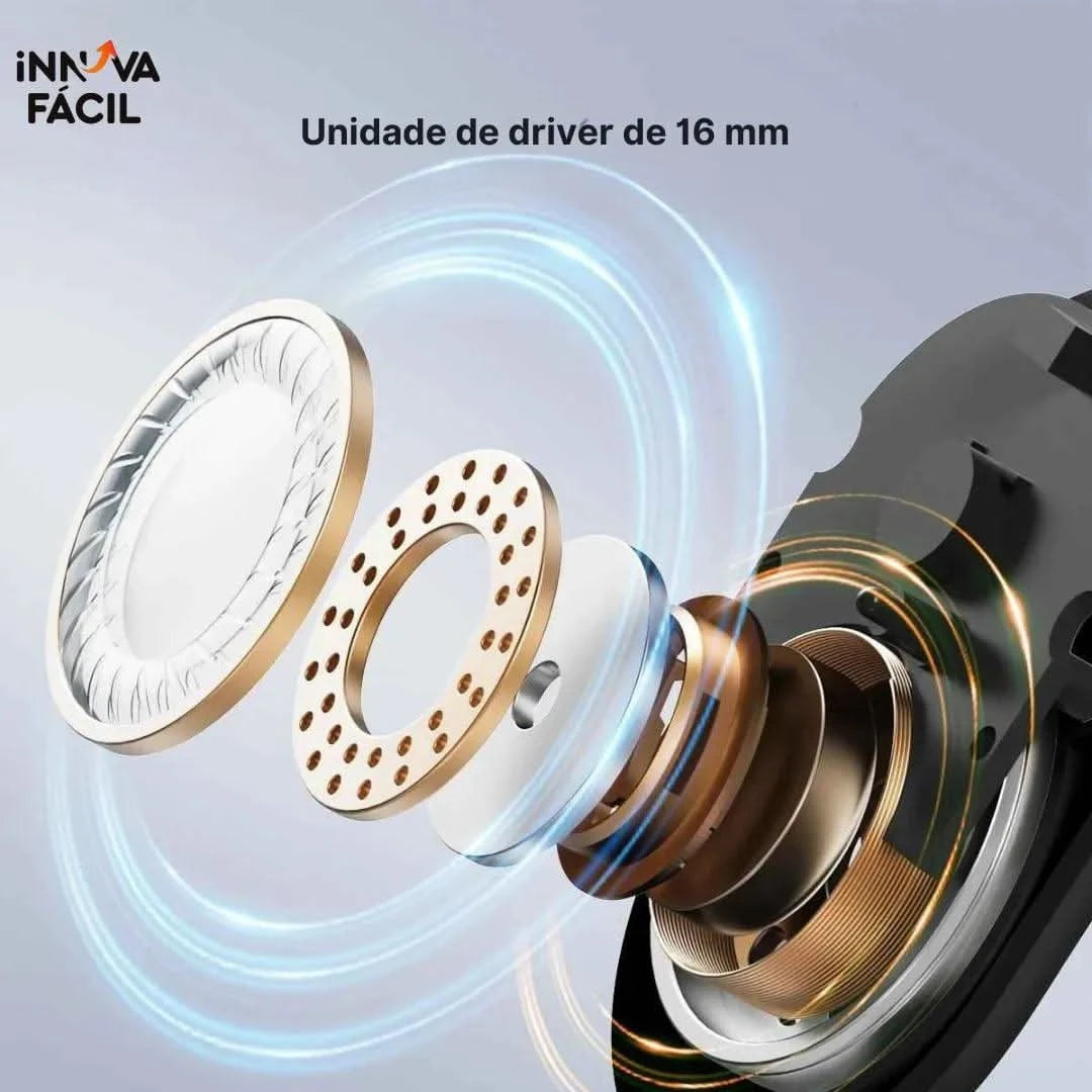 Fone Tradutor Bluetooth Miniso MS162 – Tradução em Tempo Real | Innova Fácil