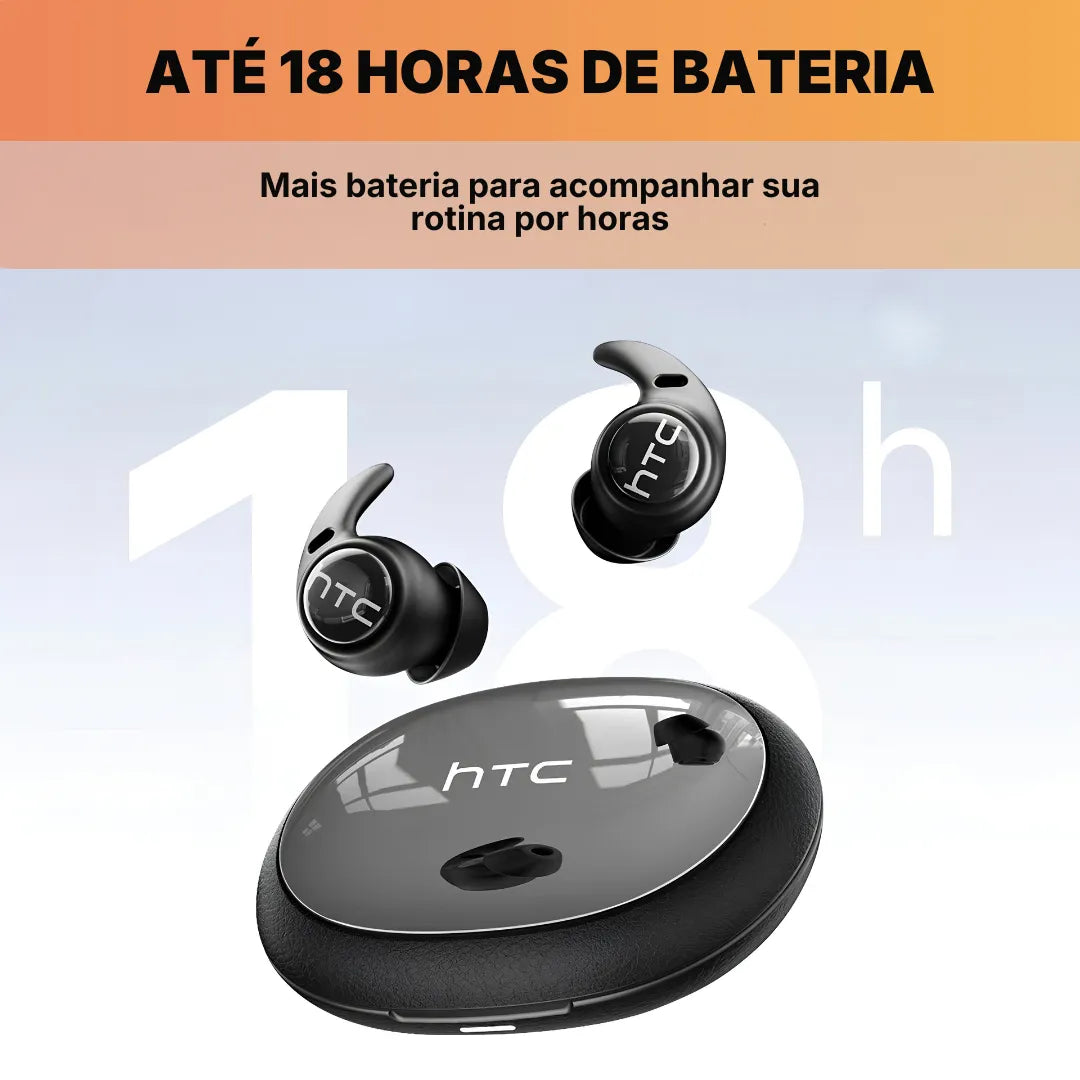 Fone de Ouvido Bluetooth HTC NE76 com Tradução Inteligente em 150 Idiomas | Innova Fácil