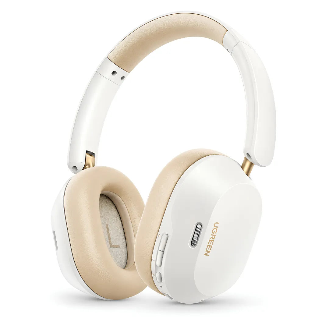Headphone Bluetooth UGREEN Max5c Com Cancelamento de Ruído ANC 43dB, Áudio Hi-Res LDAC e Até 75 Horas de Bateria | Innova Fácil