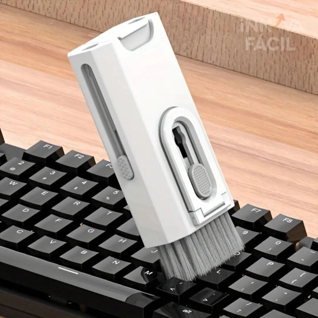 Kit De Limpeza InnovaClean 8 Em 1 – Para Fones, Teclados, Celulares E Mais | Innova Fácil