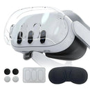 Kit De Proteção VR Para Meta Quest 3 Com Capa Cristal, Tampas E Protetor De Lente | Innova Fácil