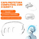 Kit De Proteção VR Para Meta Quest 3 Com Capa Cristal, Tampas E Protetor De Lente | Innova Fácil