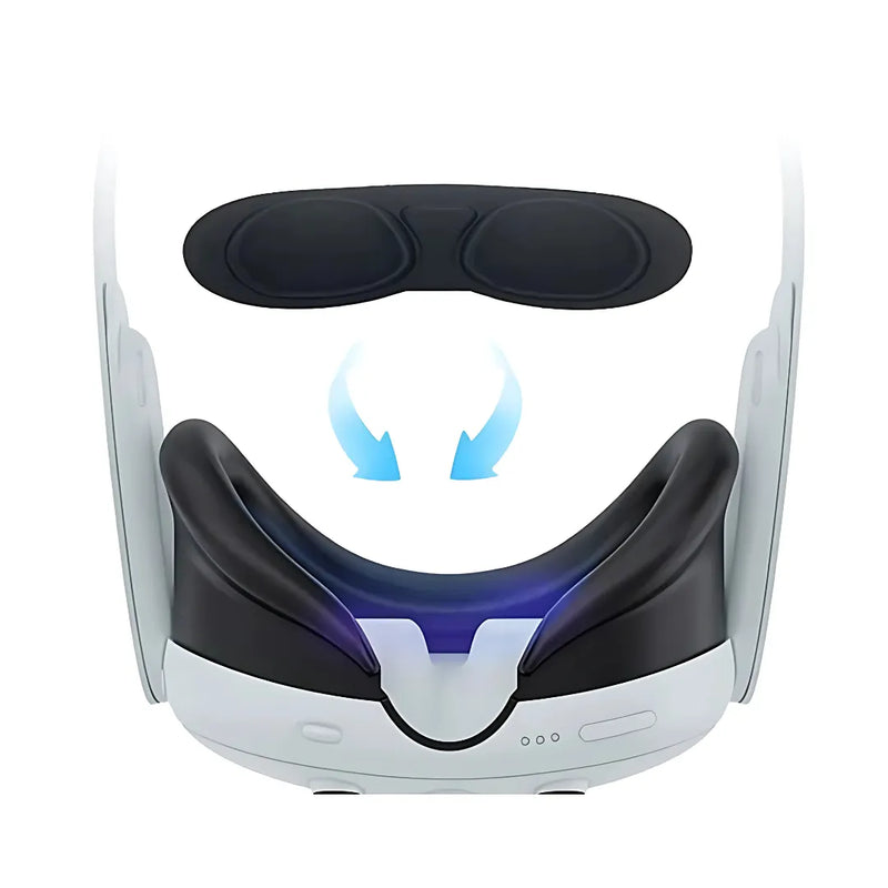 Kit De Proteção VR Para Meta Quest 3 Com Capa Cristal, Tampas E Protetor De Lente | Innova Fácil