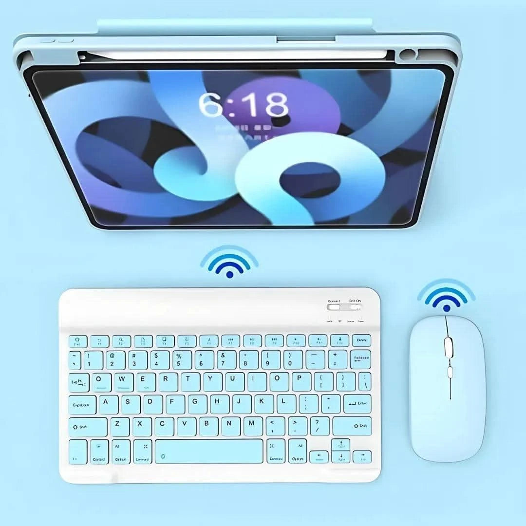 Kit Teclado E Mouse Wireless BlueConnect 5.2 – Conectividade E Precisão | Innova Fácil